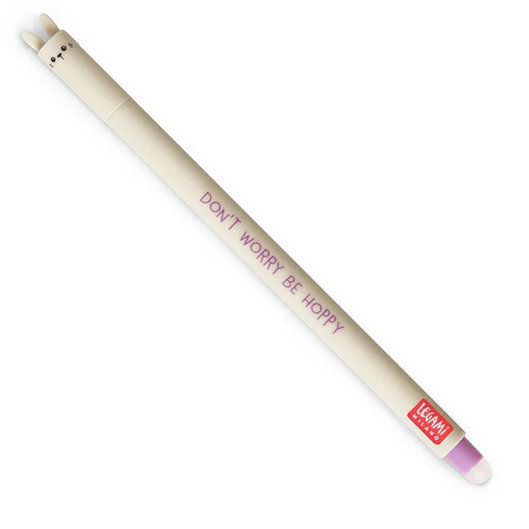 Legami Purple Erasable Gel Pen - Bunny