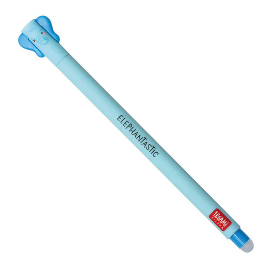 Legami Blue Erasable Gel Pen - Elephant
