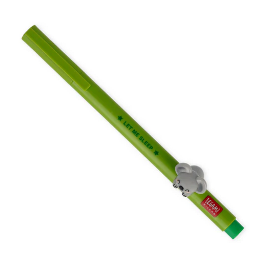 Legami Lovely Friends Green Gel Pen -Koala Bear