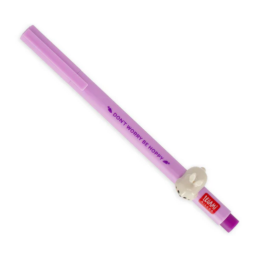 Legami Lovely Friends Purple Gel Pen -Bunny