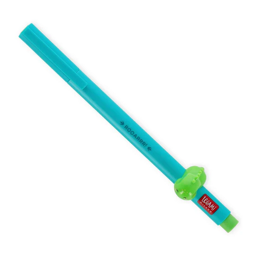 Legami Lovely Friends Green Gel Pen -Dinosaur