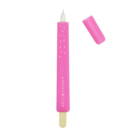 Legami Hello Summer Ice Lolly Gel Pen Black