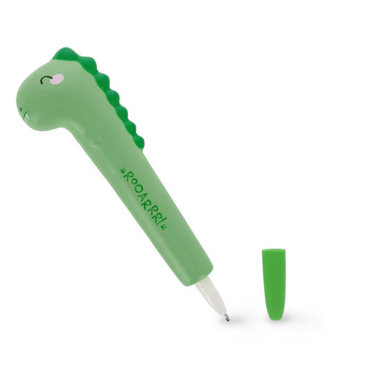 Legami Squishy Gel Pen - Dinosaur Blue