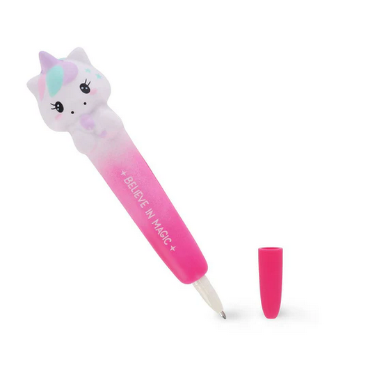 Legami Squishy Gel Pen - Unicorn Black