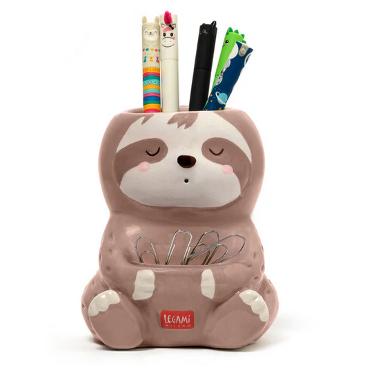 Legami Desk Friends Ceramic Pen Holder - Sloth